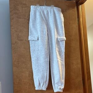 Forever 21 Light Gray woman's XS Cargo Joggers